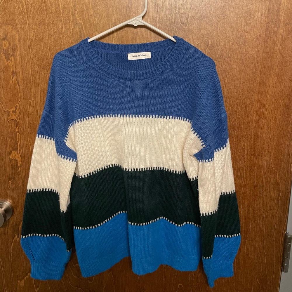 Striped Knit Sweater